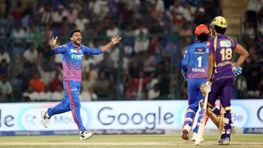 Axar Patel DC vs KKR