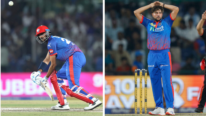 Axar Patel and Kuldeep Yadav's ill-fated form has coincided with Delhi's indifferent IPL 2026 season. (CREIMAS)