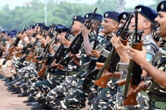 Personnel of the Central Armed Police Forces (CAPF) at a parade rehearsal | ANI file photo