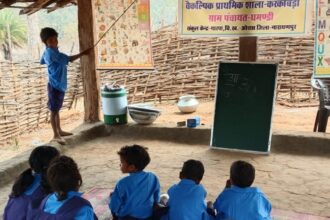 The gruelling 5-hour trek to bring a school to remote village deep inside former Maoist HQ