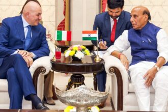 Rajnath meets Italy’s Crosetto, sets the course for defence cooperation