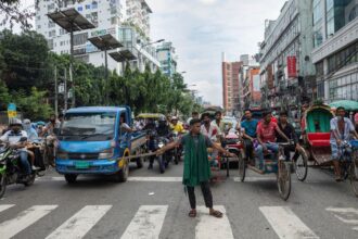Dhaka often features on lists of cities with the slowest traffic.