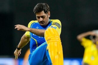 As Chennai Super Kings prepare to host Sunrisers Hyderabad in their final home game this season, a question that has done the rounds not just Chepauk but around the country still remains unanswered. Will Dhoni play on Monday? (PTI Photo)