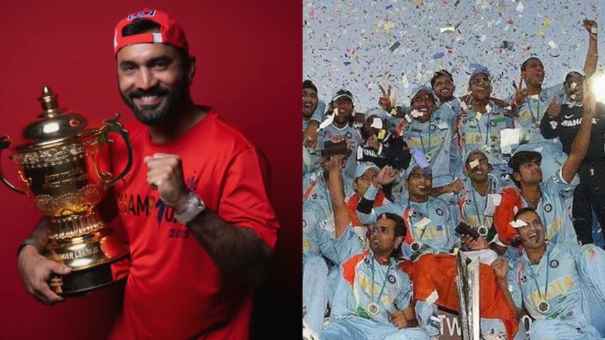 Being part of RCB's 2025 IPL title win ranks right up there with winning the 2007 T20 World Cup with India for Dinesh Karthik. (RCB Photo/Reuters File)