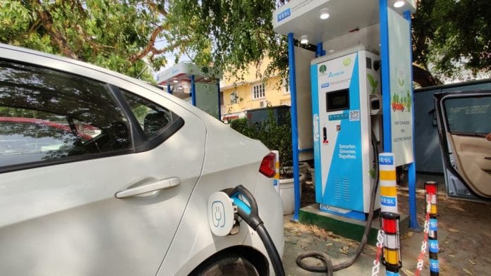 Electric vehicles charging stations