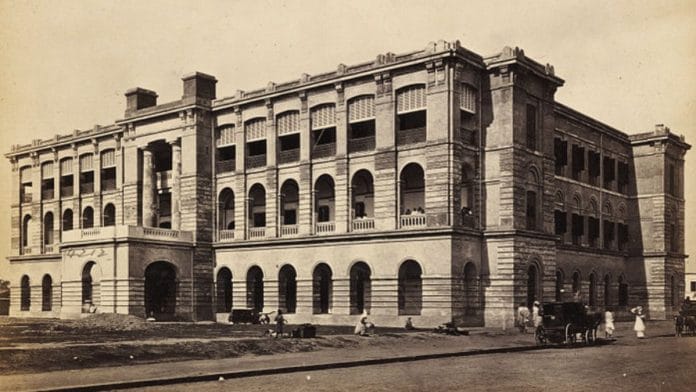An archival image of the University of Calcutta | WIkimedia Commons