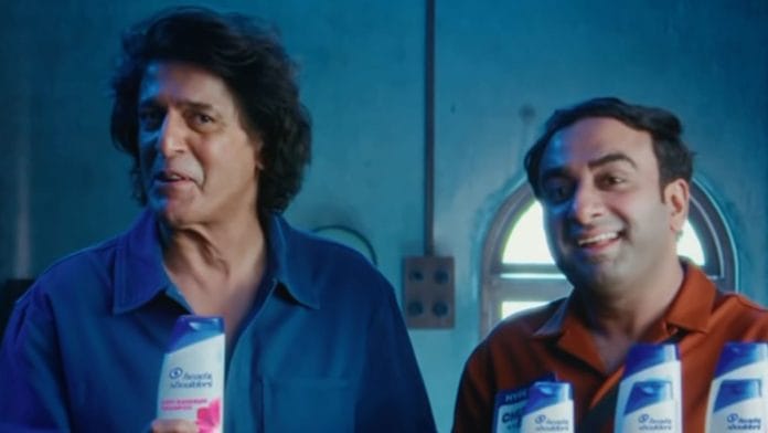 Chunky Panday in the Head and Shoulders ad. | Instagram