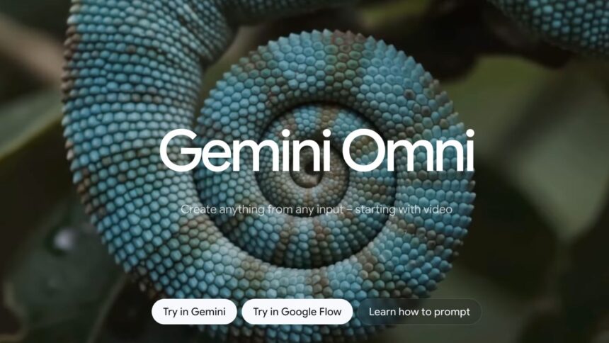 Google demonstrated Gemini Omni during Google I/O 2026 as part of its push into AI-powered video generation. (Image: Google)