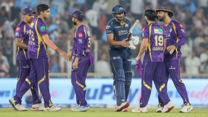 KKR vs GT Playing XI, IPL 2025: Kolkata Knight Riders vs Gujarat Titans. (CREIMAS FOR IPL)