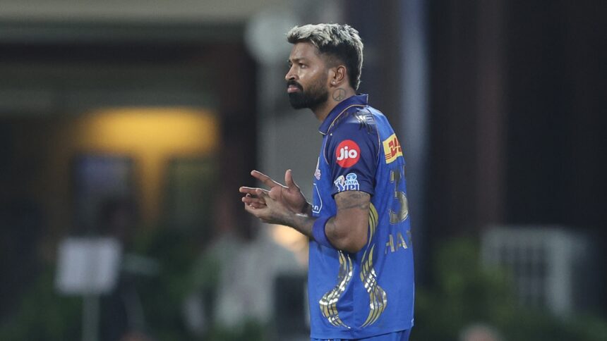 Pandya said that MI could not find any momentum with the bat after the first 10 overs. (BCCI/Creimas Photo)