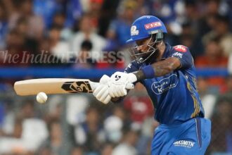 Kieron Pollard backed the 32-year-old’s captaincy skills, despite a hard season, adding that he tried what he could with the resources he had. (Express Photo by Sankhadeep Banerjee)