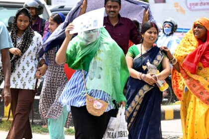 IMD has warned that severe heatwave conditions will continue across several parts of north and central India, including Delhi, Rajasthan, Uttar Pradesh and Madhya Pradesh, with temperatures remaining dangerously high over the next 24 hours before a gradual fall is expected later this week. (ANI Photo)