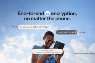 Cross-platform texting is becoming more private and secure with the arrival of end-to-end encrypted RCS messaging. (Image: Google)