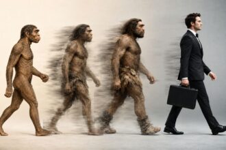 human evolution family tree starting from Homo erectus