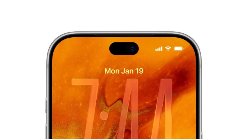 Reports suggest that the iPhone 18 Pro could feature a smaller Dynamic Island as Apple shifts key Face ID components beneath the display(Image for representation: X/ Apple Hub)