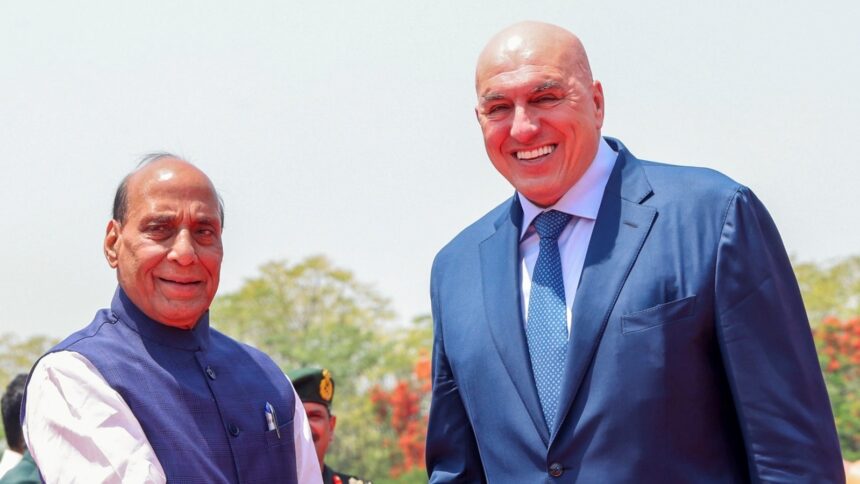 india Italy Military Cooperation Plan, rajnath singh, Guido Crosetto, Rajnath meets Italian counterpart Crosetto, india Italy Bilateral Military Cooperation Plan, india Italy ties, Indian express news, current affairs