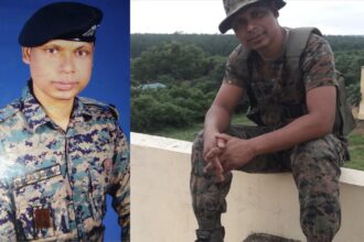 Jharkhand CRPF constable missing, Badal Murmu captive Maoists, Misir Besra Politburo Jharkhand, CRPF constable trapped with Maoist leader, CRPF constable trapped with last top Maoist leader, Saranda forest Chaibasa ambush, Jharkhand biggest Maoist surrender 2026, Jhano Murmu appeal, CRPF 197 Battalion Kiriburu, Santal Adivasi jawans, President gallantry award Bijapur Sukma, Shubham Tigga, Indian Express Jharkhand news