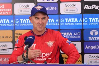 Langer said the shift in approach had forced teams to rethink their combinations, with LSG restructuring their batting order to keep pace. (BCCI/Creimas Photo)