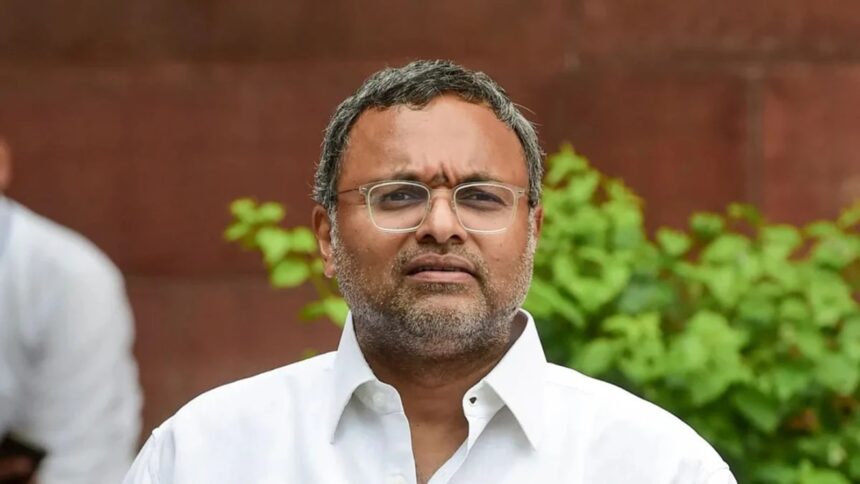 Congress MP Karti Chidambaram