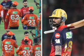Virat Kohli refused to shake hands with Travis Head after their fiery exchange during the SRH-RCB match in Hyderabad. (CREIMAS/X)