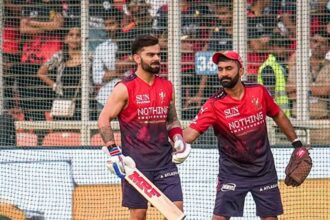 Karthik was part of RCB’s coaching group, which helped win their maiden IPL last season, where they defeated Punjab Kings in the final in Ahmedabad. (PTI Photo)