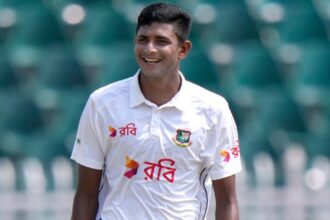 File image of Bangladesh pacer Nahid Rana. (PHOTO: AP)
