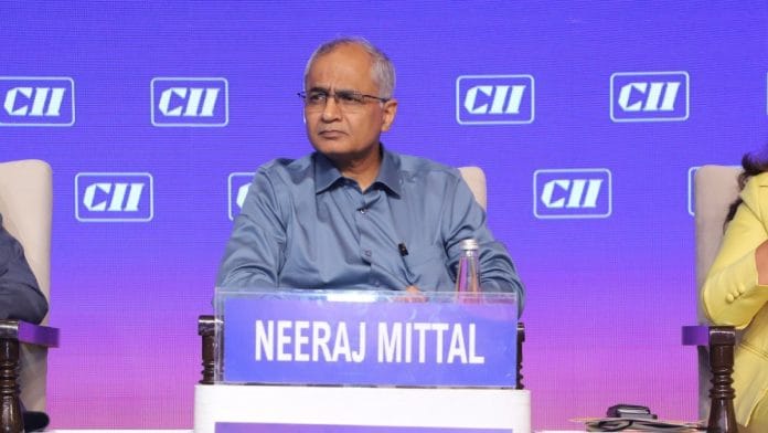 Petroleum Secretary Neeraj Mittal at CII Annual Business Summit 2026 in New Delhi on 11 May 2026 | X @FollowCII