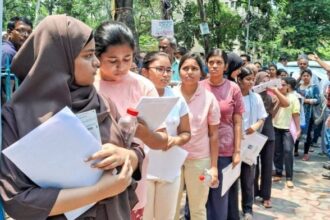 A file photo of NEET aspirants | ANI