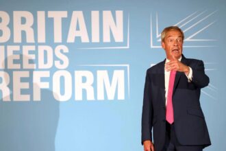 Reform UK party founder Nigel Farage. (File Photo)