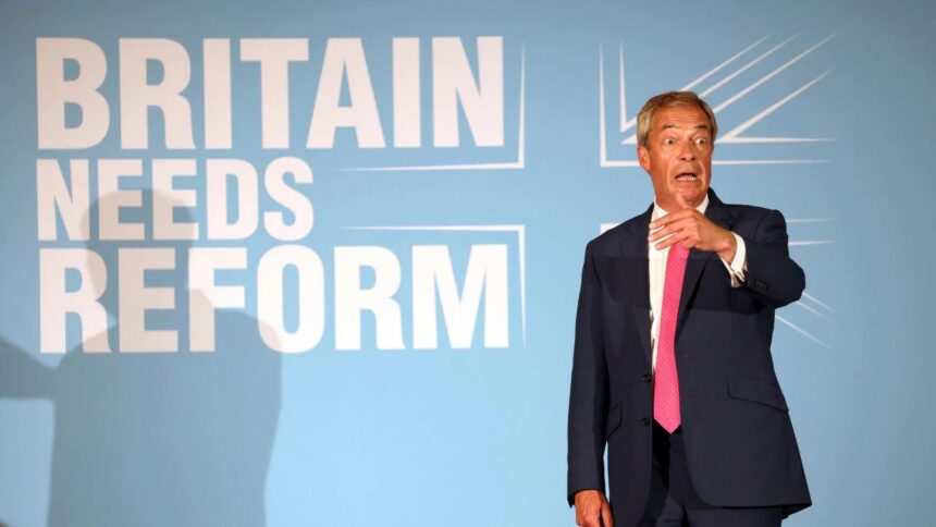 Reform UK party founder Nigel Farage. (File Photo)