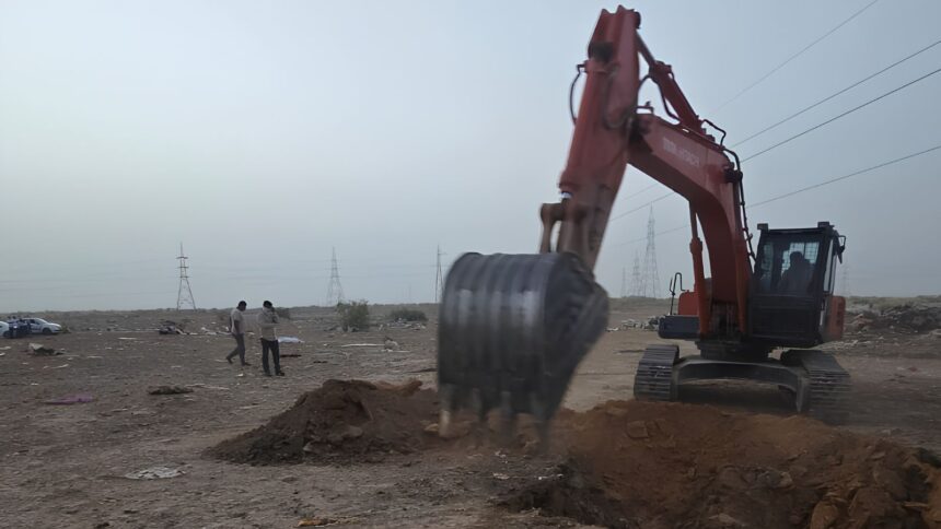 Rotting cow carcasses at a municipal landfill in Rajasthan’s Jaisalmer