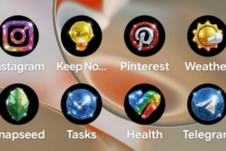 Google is giving Pixel phones a retro disco makeover with glittery app icons that are already splitting opinion online (Image: X/ Sameer Samat)