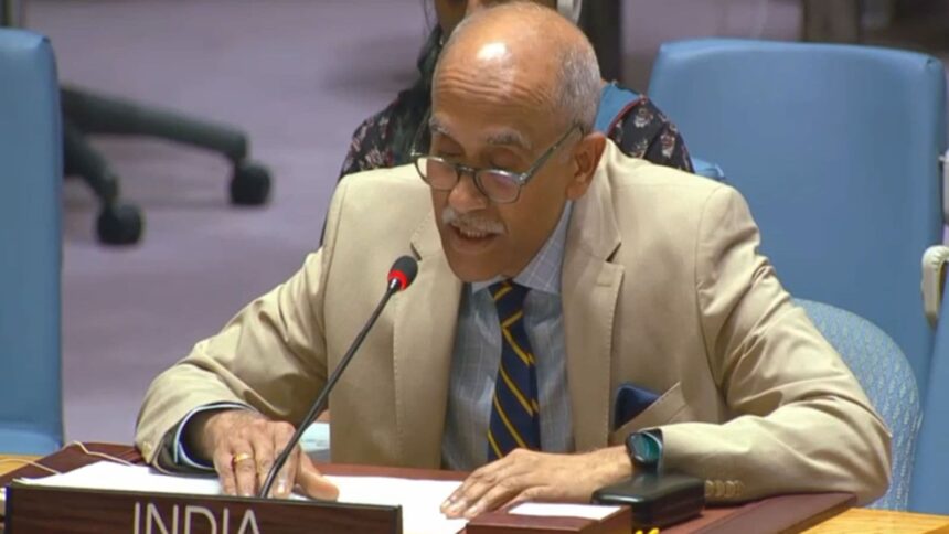 India's Permanent Representative to the UN Ambassador Harish Parvathaneni