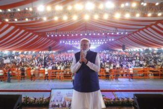 Prime Minister Narendra Modi in Hyderabad, 10 May | X/@narendramodi