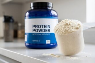 Protein powder and fitness supplements for beginners