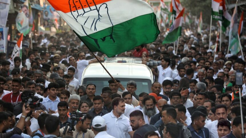 Rahul Gandhi, Rahul Gandhi slams RSS-BJP, RSS-BJP created system to steal polls, RSS, Rashtriya Swayamsevak Sangh (RSS), Indian express news, current affairs