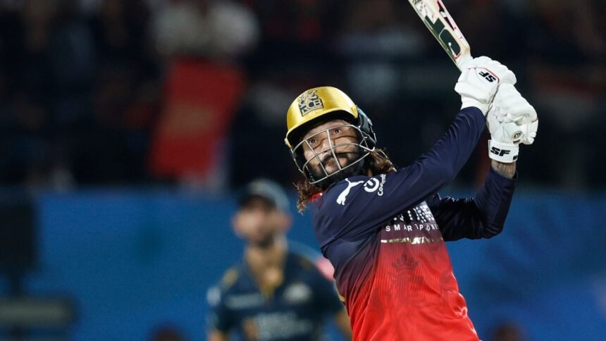 RCB don't believe in taking their foot off the pedal and the intensity doesn't let up in the middle overs, where Patidar does most of his work. (BCCI/Creimas Photo)