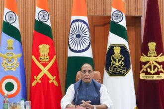 He stressed on the importance of ensuring integrated national preparedness across all spectrums of conflict, while also lauding progress achieved in enhancing integration and technological adoption across the three services.