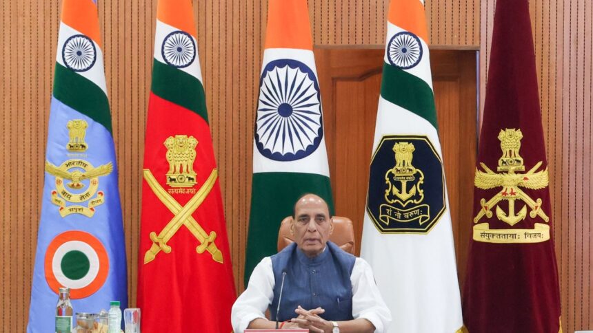 He stressed on the importance of ensuring integrated national preparedness across all spectrums of conflict, while also lauding progress achieved in enhancing integration and technological adoption across the three services.