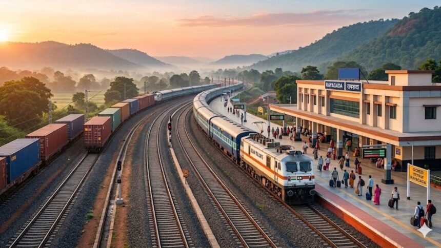 The Rayagada Railway Division will become operational from June 1. (Image generated using AI)
