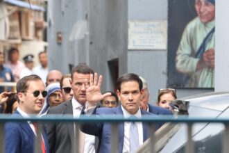 US Secretary of State Marco Rubio arrived in Delhi on Friday for his first official visit to India, ahead of the Quad foreign ministers’ meeting and key discussions on trade, defence, technology and Indo-Pacific security cooperation. (Express Photo by Partha Paul)