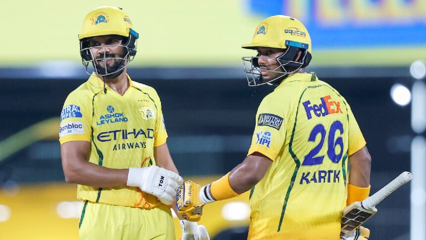 Ruturaj Gaikwad Kartik Sharma CSK vs MI