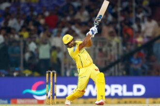 Sanju Samson scored just eight of the final 33 runs with batting partner Kartik Sharma applying the finishing touches with three fours and a six. (CREIMAS)