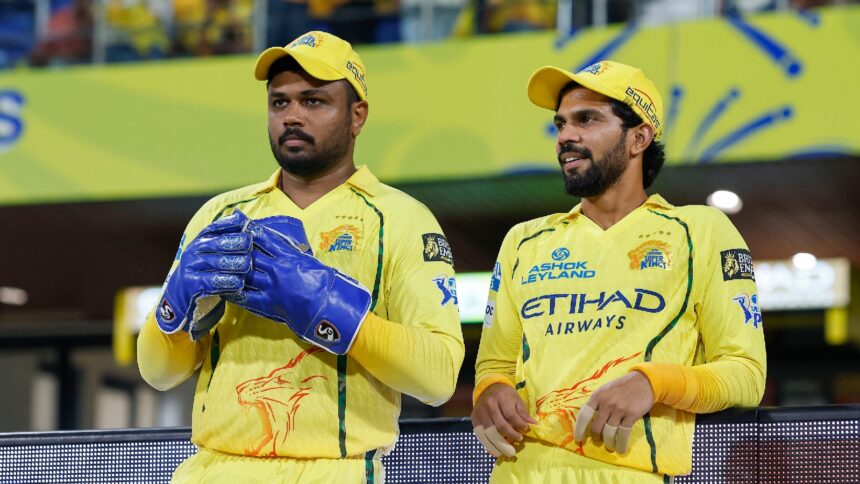 Sanju Samson and Ruturaj Gaikwad have had contrasting returns as openers for CSK in IPL 2026. (CREIMAS)
