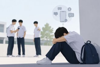 A Singaporean minister said that students will only face caning if “all the other measures are inadequate, given the gravity of the misconduct”. (Image generated using AI)