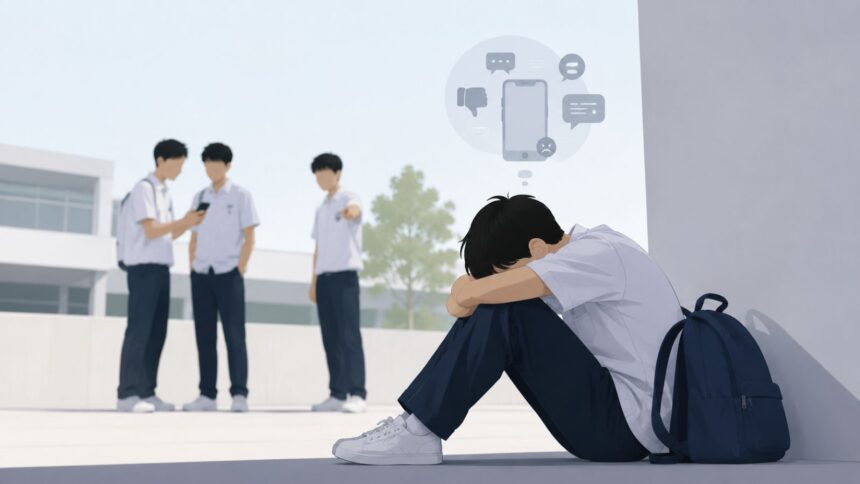 A Singaporean minister said that students will only face caning if “all the other measures are inadequate, given the gravity of the misconduct”. (Image generated using AI)