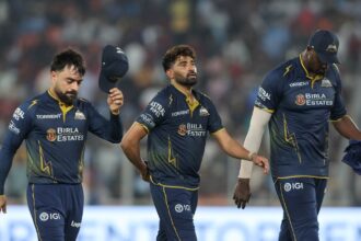 All-rounder Jason Holder, who won his second Player of the Match award for taking 4/24 against PBKS, cited calmness as one of the reasons behind GT doing well in the IPL. (BCCI/Creimas Photo)
