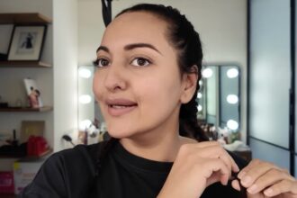 Sonakshi Sinha curly hair hack