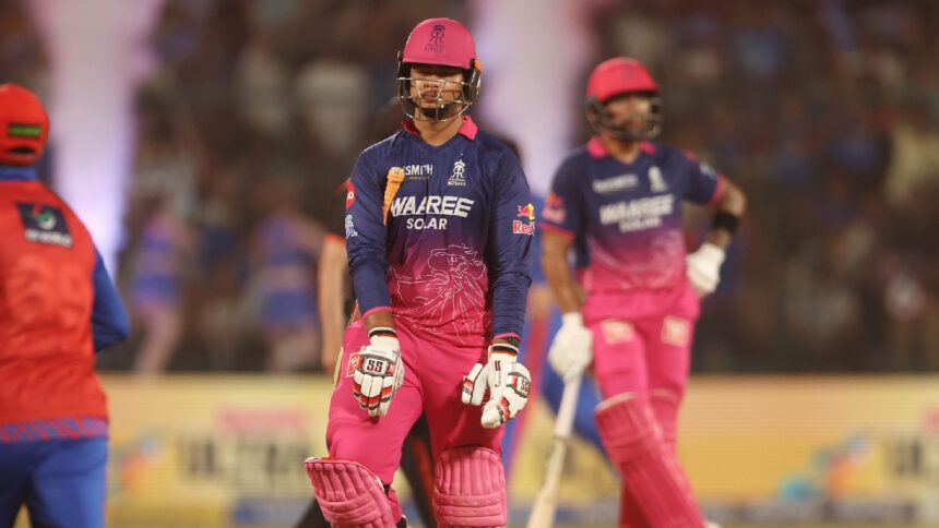IPL 2026: Vaibhav Sooryavanshi was dismissed with a steady attack of slower balls by Delhi Capitals bowlers on Sunday. (CREIMAS)