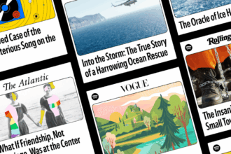Spotify introduced narrated magazine articles on its platform. (Image: Spotify)